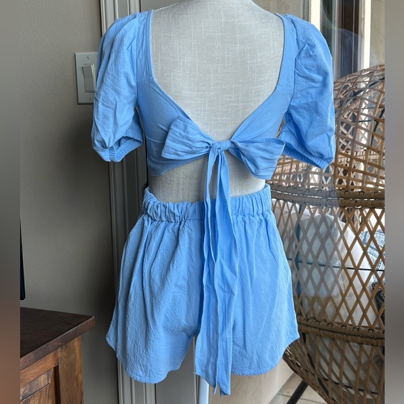 SHEIN blue co-ord set 🦋🩵 - Picture 2 of 3